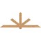 Ekena Millwork Kennewick Timber Gable Bracket, Western Red Cedar, 96"W x 36"H x 3 1/2"D x 5 1/2"F, 9/12 Pitch GBW096X36X0406KEN00SWR - alternate 1